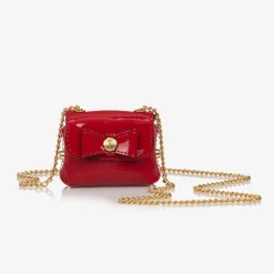 Zaccone Bags*Girls Red Mini Shoulder Bag (8cm)
