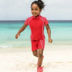Playshoes Swimwear*Girls Red Polka Swim Set (UPF50+)