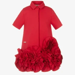Jessie and James London Dresses*Girls Red Ruffle Dress