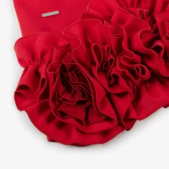 Jessie and James London Dresses*Girls Red Ruffle Dress