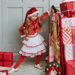 Meri Meri Costumes*Girls Red Santa's Little Helper Costume