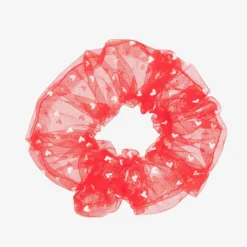 NAME IT Hair Accessories*Girls Red Tulle Hair Scrunchie