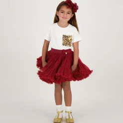 Angels Face Skirts*Girls Red Tutu Skirt TibetanRed