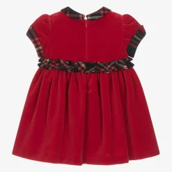 Patachou Dresses*Girls Red Velvet Dress
