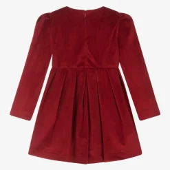 Mayoral Dresses*Girls Red Velvet Dress