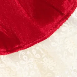 Andreeatex Dresses*Girls Red Velvet Dress & Hat Set