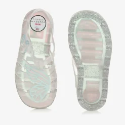Sophia Webster Mini Jelly Shoes|Jelly Shoes*Girls Silver Butterfly Jelly Sandals