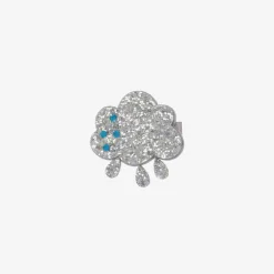 Bowtique London Hair Accessories*Girls Silver Cloud Hair Clip (5cm)
