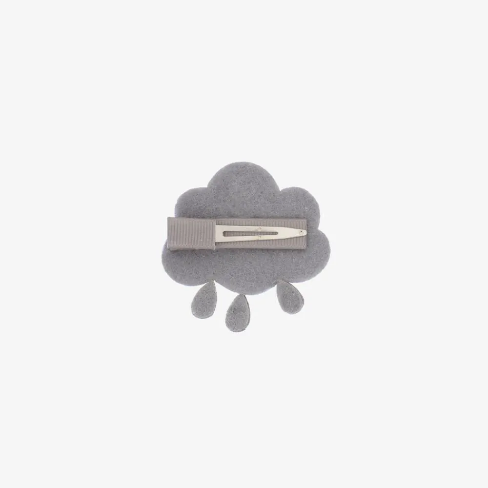 Bowtique London Hair Accessories*Girls Silver Cloud Hair Clip (5cm)