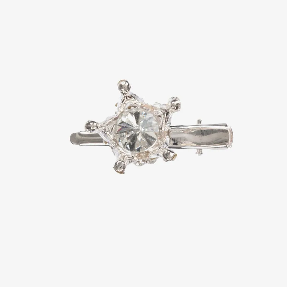 Bowtique London Hair Accessories*Girls Silver Crown Hair Clip (5cm)