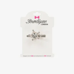 Bowtique London Hair Accessories*Girls Silver Crown Hair Clip (5cm)