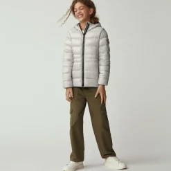 Canada Goose Coats & Jackets*Girls Silver Down Padded Cypress Jacket
