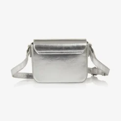 Calvin Klein Bags*Girls Silver Faux Leather Handbag (20cm)