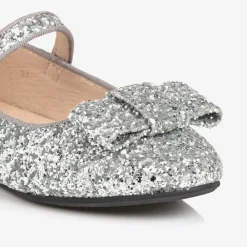 Age of Innocence Pumps & Ballerinas|Pumps & Ballerinas*Girls Silver Glitter Bow Pumps