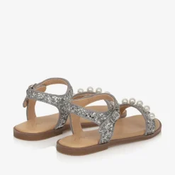Age of Innocence Sandals|Sandals*Girls Silver Glitter Sandals