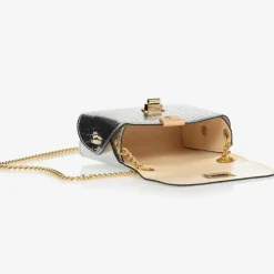 Zaccone Bags*Girls Silver Leather Bag (14cm)