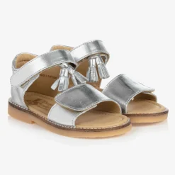 Young Soles Sandals|Sandals*Girls Silver Leather Sandals