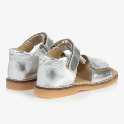 Young Soles Sandals|Sandals*Girls Silver Leather Sandals