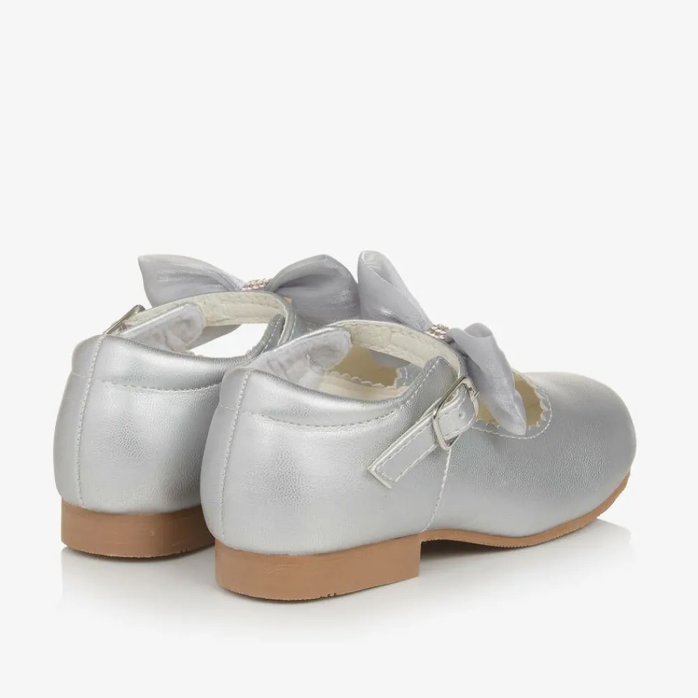 Sevva Bar Shoes*Girls Silver Mary Jane Shoes