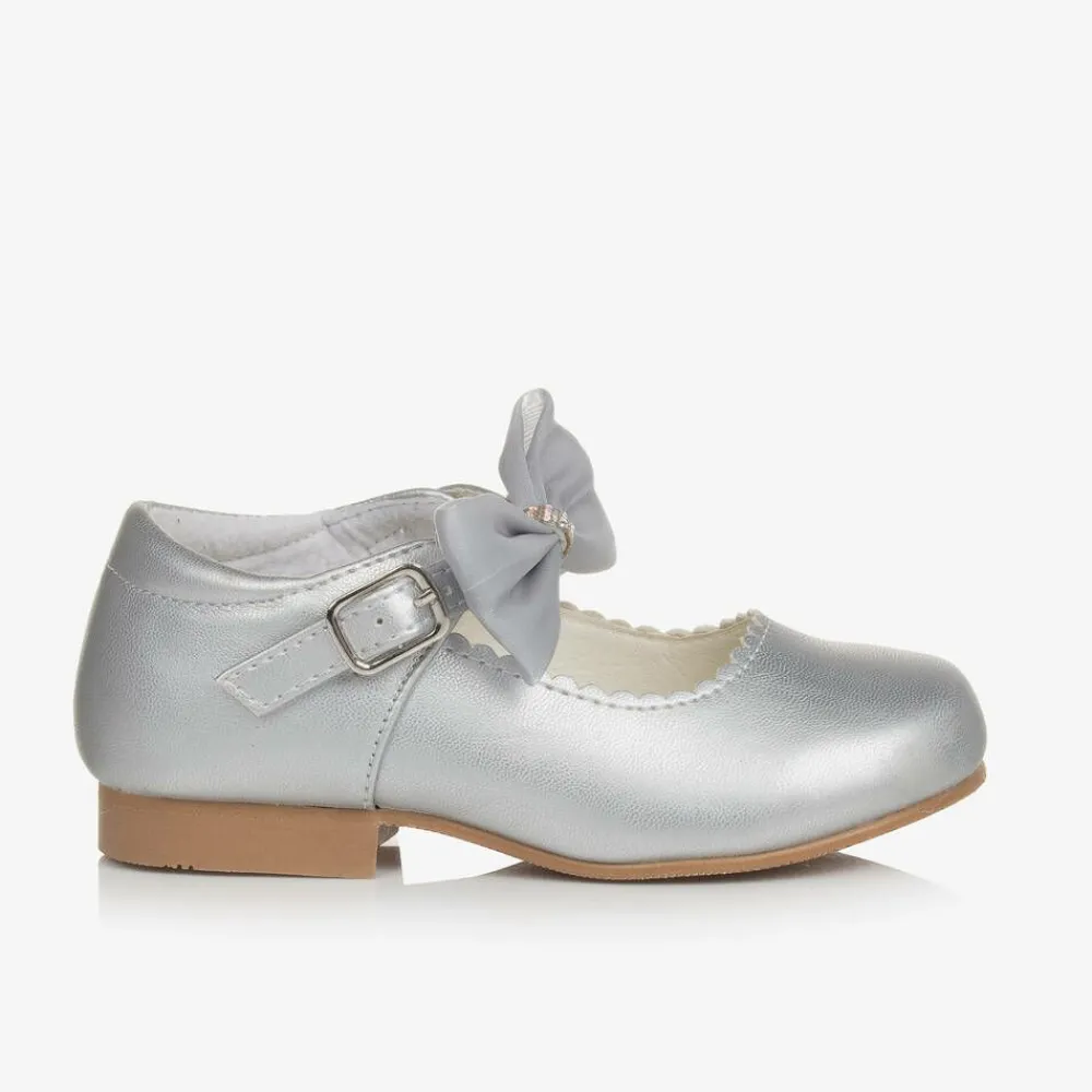 Sevva Bar Shoes*Girls Silver Mary Jane Shoes