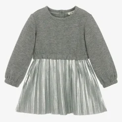 Everything Must Change Dresses*Girls Sparkling Silver Viscose Dress
