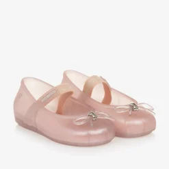 Mini Melissa Jelly Shoes|Jelly Shoes*Girls Sparkly Pink Jelly Shoes