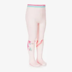 Billieblush Tights*Girls Sparkly Pink Pegasus Tights