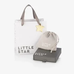 Little Star Jewellery*Girls Sterling Silver Diamond Star Necklace (38cm)