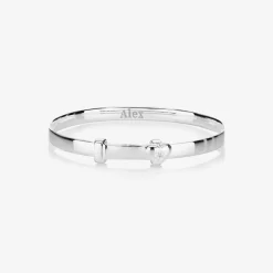 Little Star Jewellery|Jewellery*Girls Sterling Silver Diamond Heart Bangle