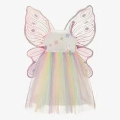 Souza Costumes*Girls White & Pink Tulle Fairy Costume