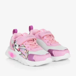 Lelli Kelly Trainers*Girls White & Pink Unicorn Light-Up Trainers