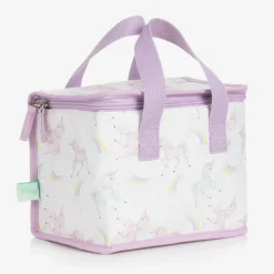 Powell Craft Lunch Accessories*Girls White & Purple Unicorn Lunch Bag (21cm)
