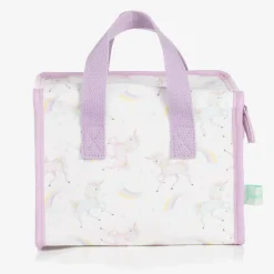 Powell Craft Lunch Accessories*Girls White & Purple Unicorn Lunch Bag (21cm)