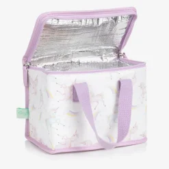 Powell Craft Lunch Accessories*Girls White & Purple Unicorn Lunch Bag (21cm)