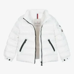 Moncler Enfant Coats & Jackets*Girls White Bady Down Padded Puffer Jacket