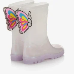 Sophia Webster Mini Rain Boots|Rain Boots*Girls White Butterfly Rain Boots