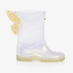 Sophia Webster Mini Rain Boots|Rain Boots*Girls White Butterfly Rain Boots