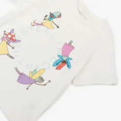 Stella McCartney Kids Tops*Girls White Cotton Fairy T-Shirt