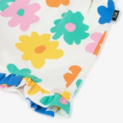 Rock Your Baby Shorts*Girls White Cotton Floral Print Shorts