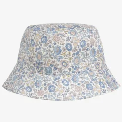 Milledeux Hats*Girls White Cotton Liberty Print Sun Hat