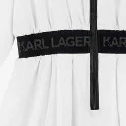 KARL LAGERFELD KIDS Dresses*Girls White Cotton Shirt Dress