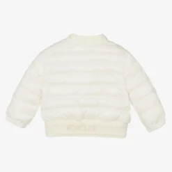 Moncler Enfant Coats & Jackets*Girls White Down Padded Ter Jacket