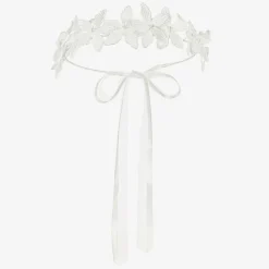 Sienna Likes To Party Hair Accessories*Girls White Flower Garland
