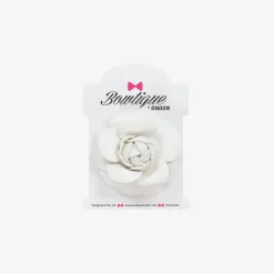 Bowtique London Hair Accessories*Girls White Flower Hair Clip (6cm)