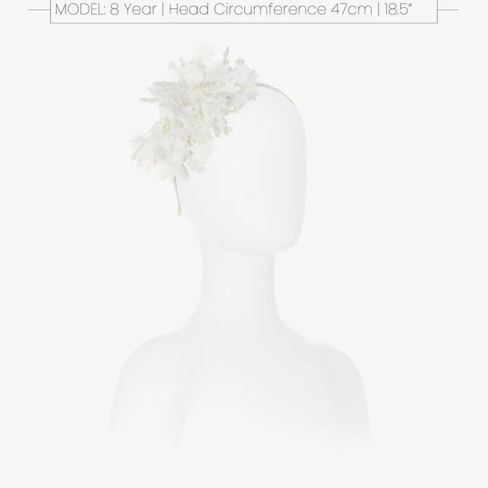 Sienna Likes To Party Hair Accessories*Girls White Flowers Hairband