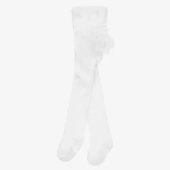 Mayoral Newborn Tights|Tights*Girls White Lace Frill Tights