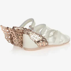 Sophia Webster Mini Sandals|Sandals*Girls White Leather Sandals