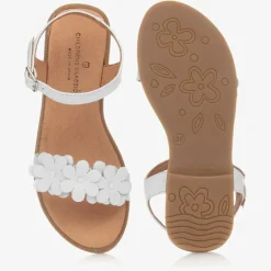 Childrens Classics Sandals|Sandals*Girls White Leather Sandals