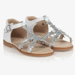 Manuela de Juan Sandals|Sandals*Girls White Leather Sandals
