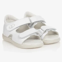 Falcotto by Naturino Sandals*Girls White Leather Sandals